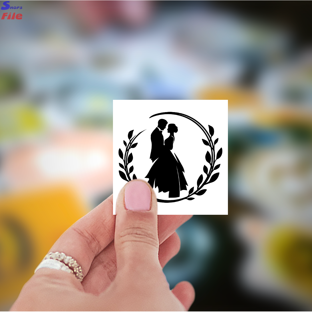 Pegatinas de boda personalizadas, etiquetas para regalos de boda, cumpleaños