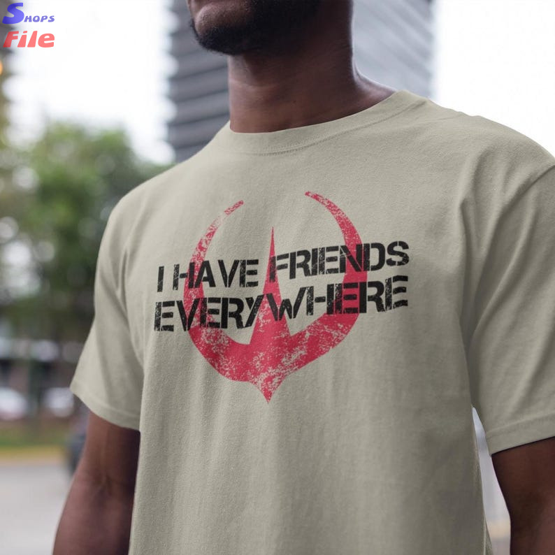 T-shirt unisexe « J'ai des amis partout », inspiré par Andor - Photo 1