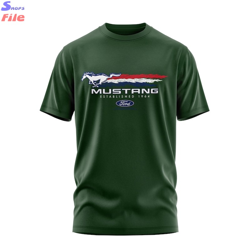 Ford Mustang T Shirt 2024 Ltd Edition 60 Years Anniversary Men's T-Shirt