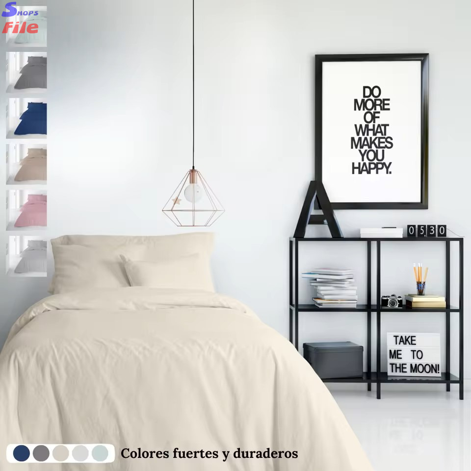 Icehome - Duvet Cover 100% Eco-friendly Microfiber - Soft, Breathable, Wrinkle-f