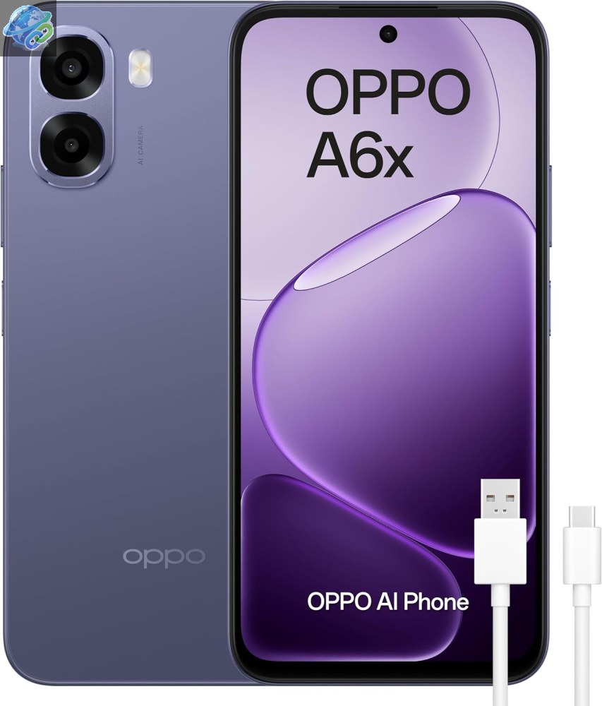 Smartphone OPPO A6x 4 Go + 128 Go, Qualcomm Snapdragon 685, écran HD+ de 6,75 pouces, appareil photo de 13 MP, batterie de 6100 mAh - Photo 1