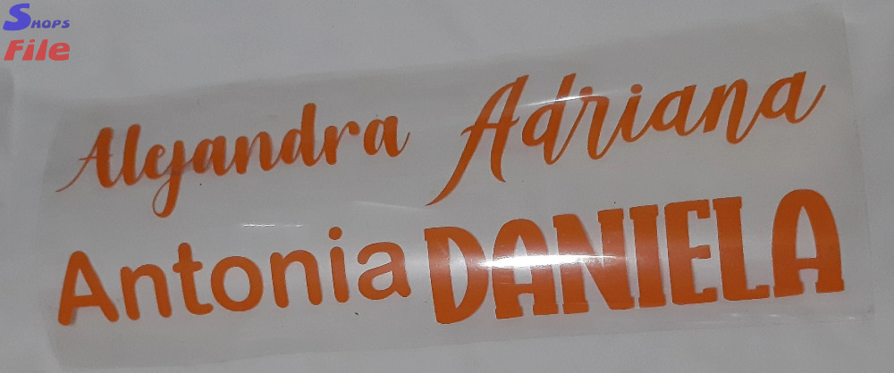 2 Clothing stickers, vinyl stickers, custom text textile vinyl