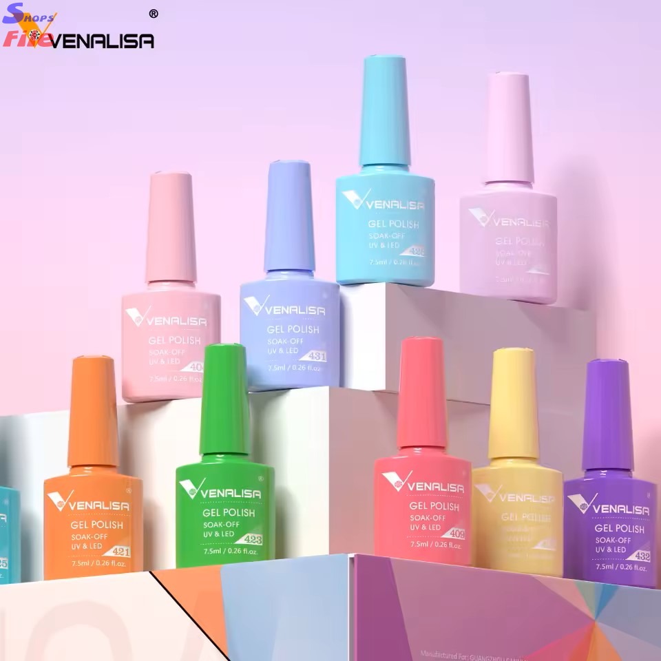 3 Venalisa Nail Gel Polish HEMA FREE No TPO 7.5ml Summer Nails Soak Off UV LED Gel Varnish Full Coverage Gorgeous Color Manicure