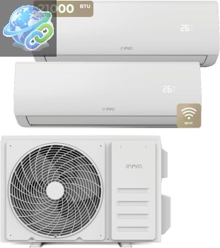 Climatiseur EVVO CLIMA Multi 2x1 WiFi