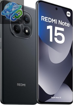 XIAOMI REDMI Note 15 - Smartphone 8 Go + 256 Go, écran AMOLED FHD+ de 6,77 pouces, processeur MediaTek Helio G100-Ultra, appareil photo de 108 MP
