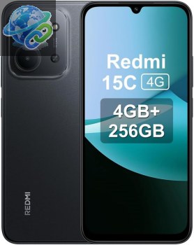 XIAOMI Redmi 15C - Smartphone avec 4 Go de RAM et 256 Go de ROM, double caméra IA 50 MP, écran immersif 6,9" 120 Hz, puissant processeur octocœur